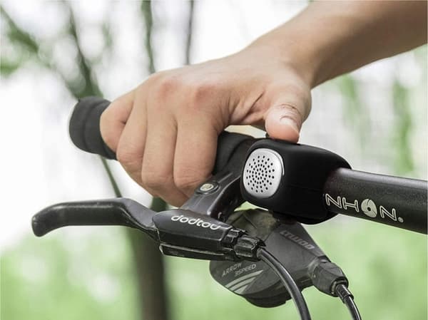 Rockbros Elektronisk Cykel Ring klocka - Svart Svart