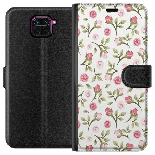 Plånboksfodral till Xiaomi Redmi Note 9 med Blommigt
