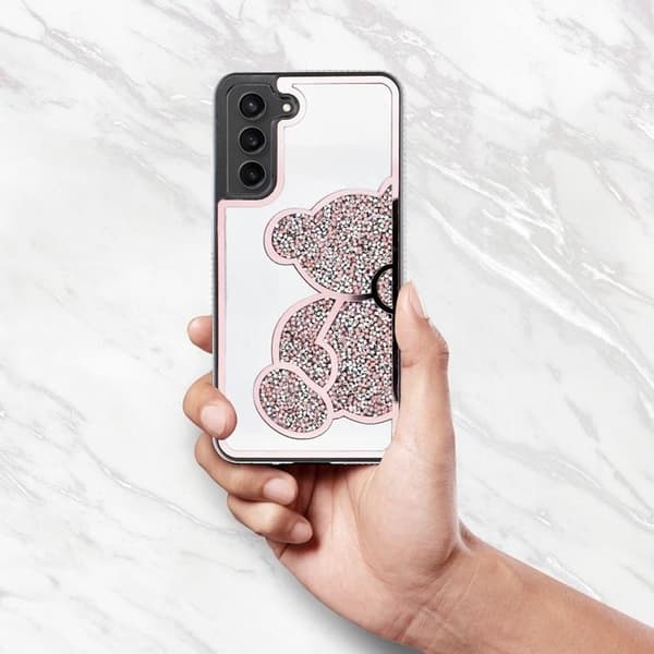 Telefontaske til Galaxy A25 5G Bamse - Lyserød Rosa