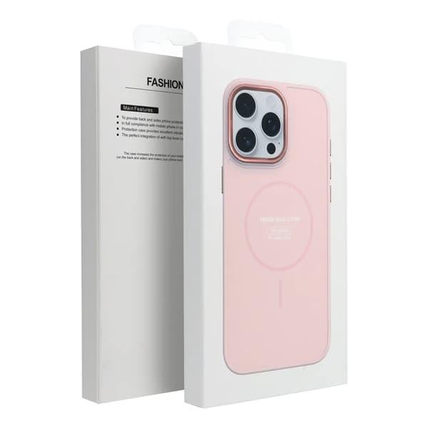 Mobilskal till iPhone 13 Mini Magsafe Frame - Puderrosa Rosa