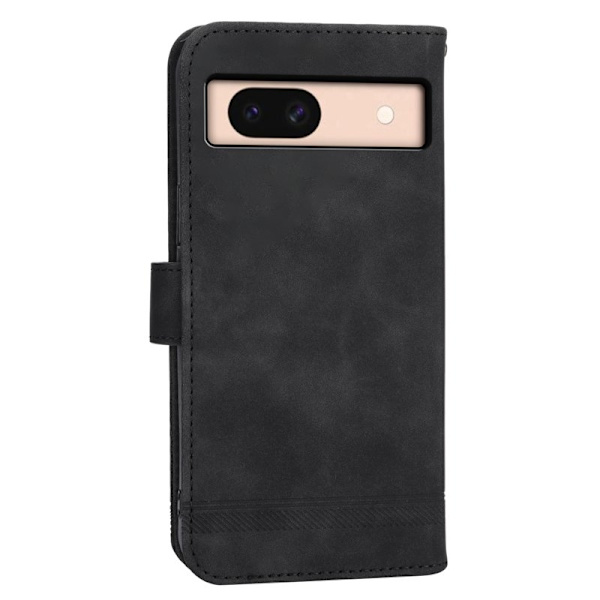 DIERFENG DF-03 Google Pixel 8a Plånboksfodral Konstläder - Svart