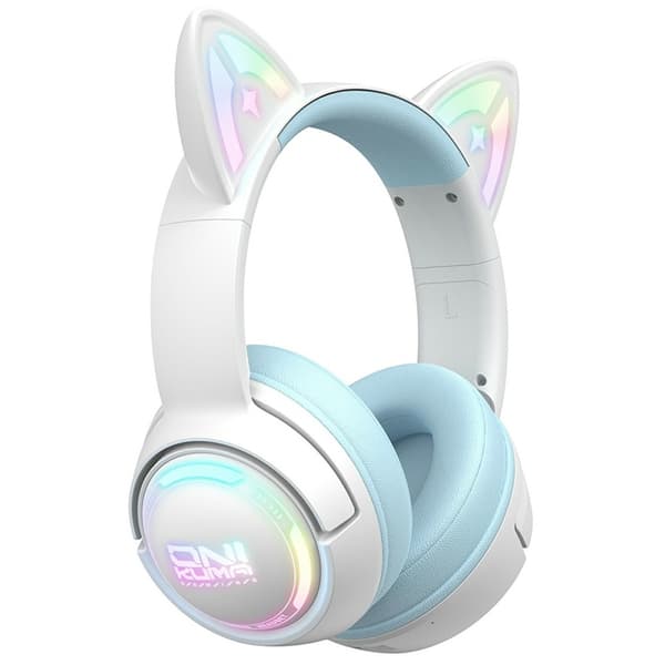 ONIKUMA Over-Ear Trådlösa Hörlurar Bluetooth Cat Ear GT838 - Blå Blå