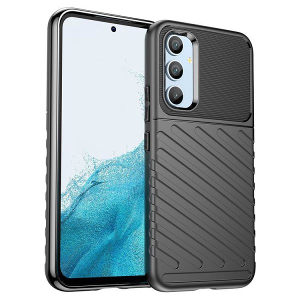 Galaxy A54 5G Skal Thunder Silicone Armor - Musta