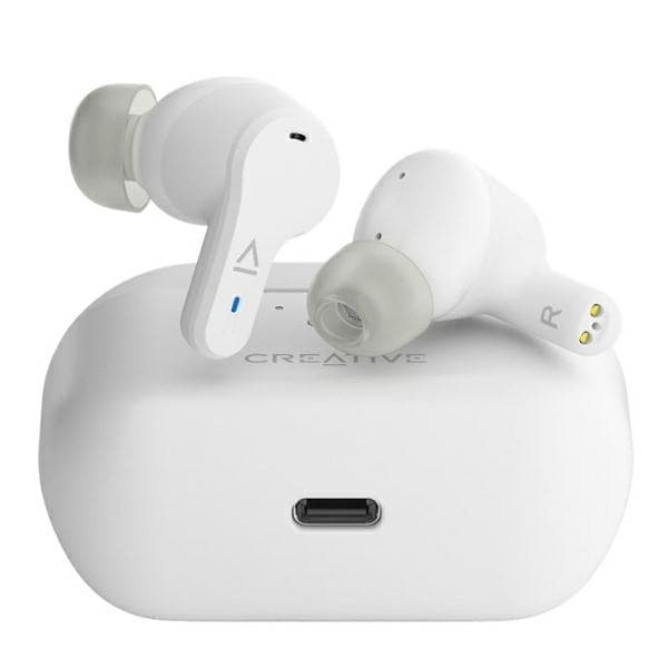 Creative In-Ear Hörlurar Trådlösa ANC Zen Air Pro - Vit Vit