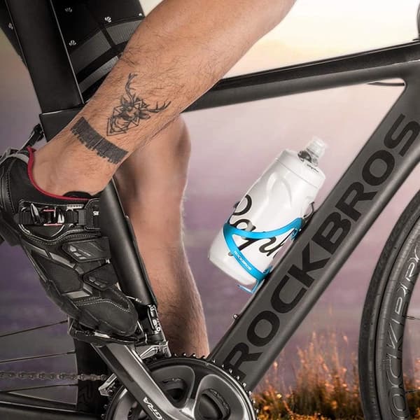 Rockbros 2017-11ABL Cykelhållare För Vattenflaska - Blå Blå