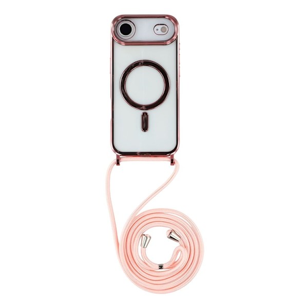 Mobilskal till iPhone Air MagSafe Electroplating Edge TPU - Rosa Rosa