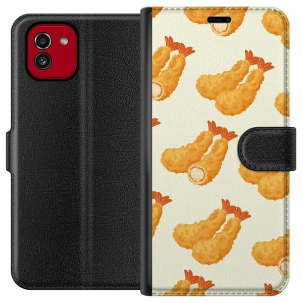 Plånboksfodral till Samsung Galaxy A03 med Räkor
