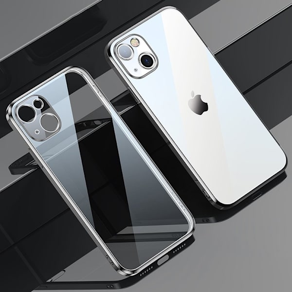 SULADA iPhone 13 Skal Skyddande Electroplating Silver 6.1"
