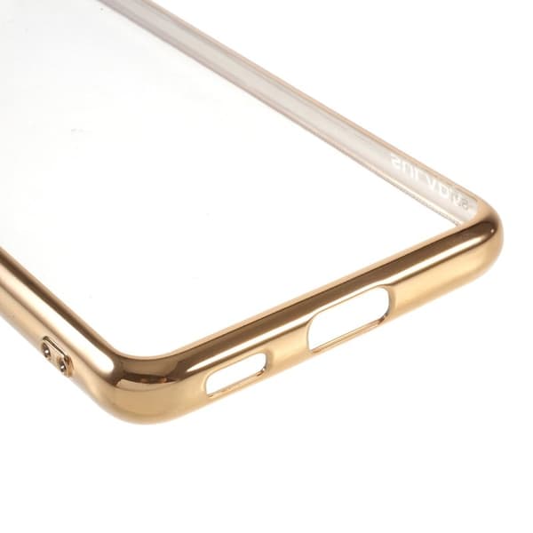 Saluda Transparent Mobilskal för Galaxy S21 4G/5G - Guld