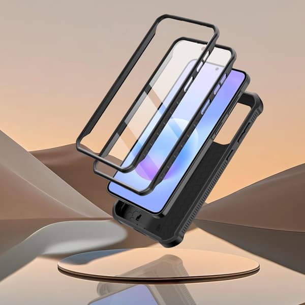 Tech-Protect [2-Pack] Mobilskal För Galaxy A57 5G Kevlar Camplus - Svart Svart