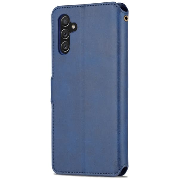 AZNS Book Stand Plånboksfodral Konstläder - Blå - Samsung Galaxy A13/A04s