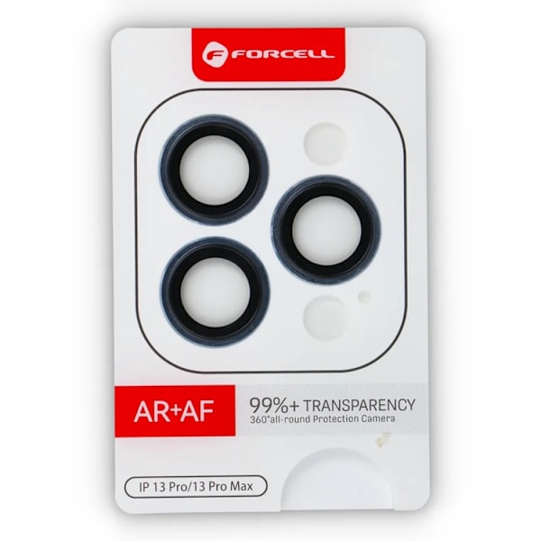 Forcell iPhone 13 Pro/13 Pro Max Härdat Glas Kameraskydd Premium Blå