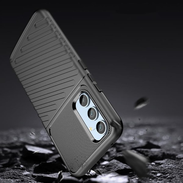 Galaxy A54 5G Skal Thunder Silicone Armor - Svart Svart