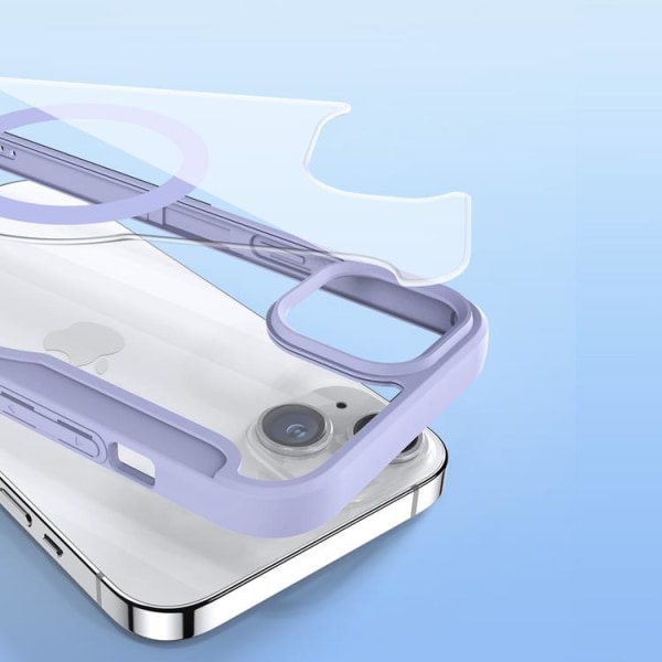 Dux Ducis iPhone 15 Plus -lompakkokotelo Magsfae Skin X Pro