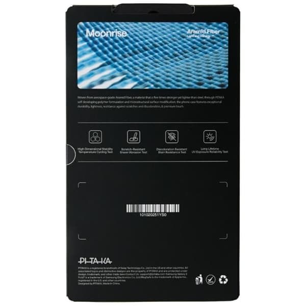 PITAKA Mobilskal till Galaxy Z Fold 7 MagSafe Ultra-Slim - Moonrise Blå