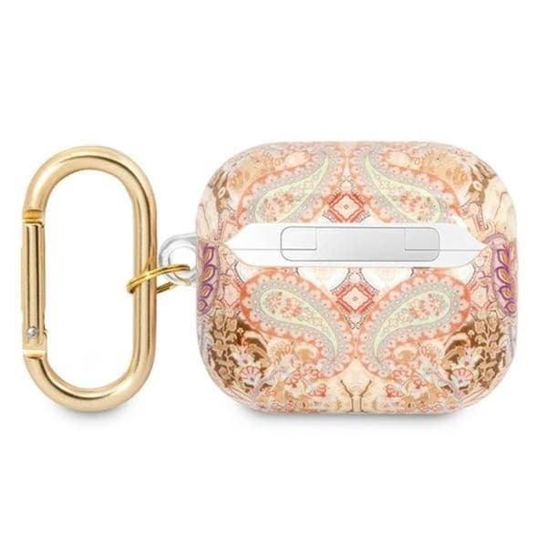 Guess AirPods 3 Skal Paisley Strap Collection - Guld Guld