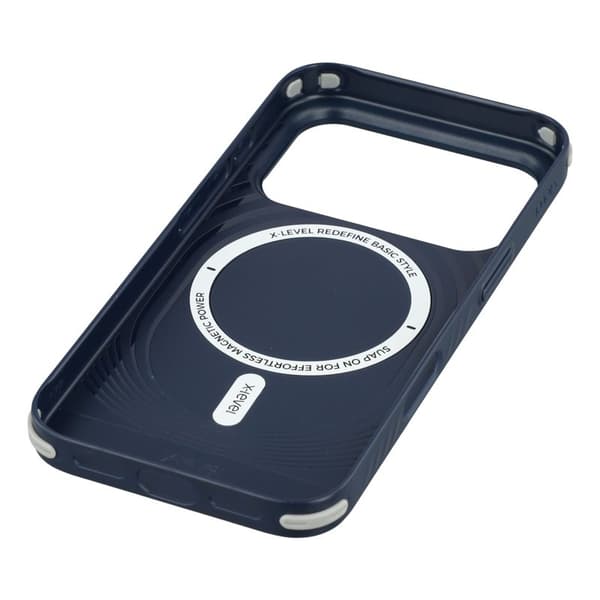 X-LEVEL Mobilskal till iPhone 17 Pro MagSafe Hård PC TelefonBlå