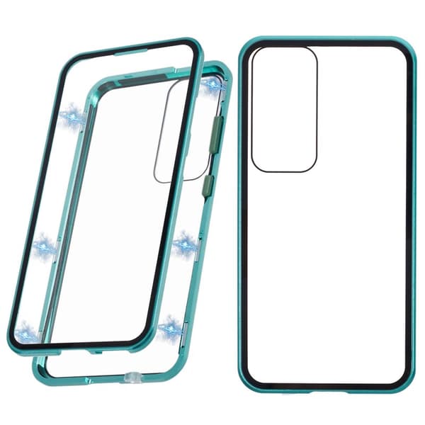 Mobilskal för Samsung Galaxy S26 Dubbel-Sidigt Härdat Glas - Grön