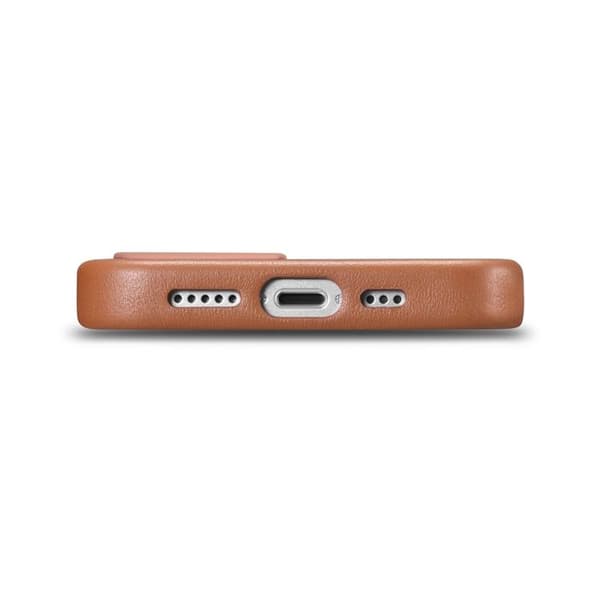 iCarer iPhone 14 Plus Skal Äkta Läder MagSafe Compatible - Brun Brun