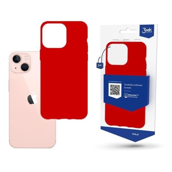 3MK iPhone 14 Plus Kuori Matt Lovage - Punainen Röd