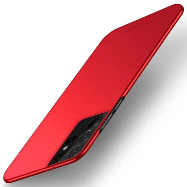Mofi Galaxy S21 Ultra Mobile Cover Shield Slim - punainen
