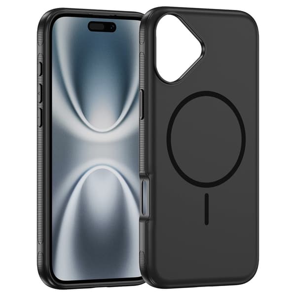 Mobilskal till iPhone 17 MagSafe PC + TPU Shockproof - Svart Svart