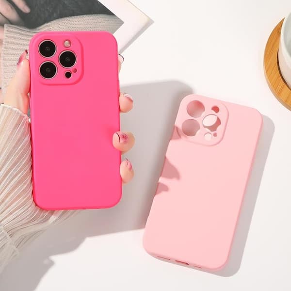 iPhone 14 Plus Skal Silicone - Lila Lila