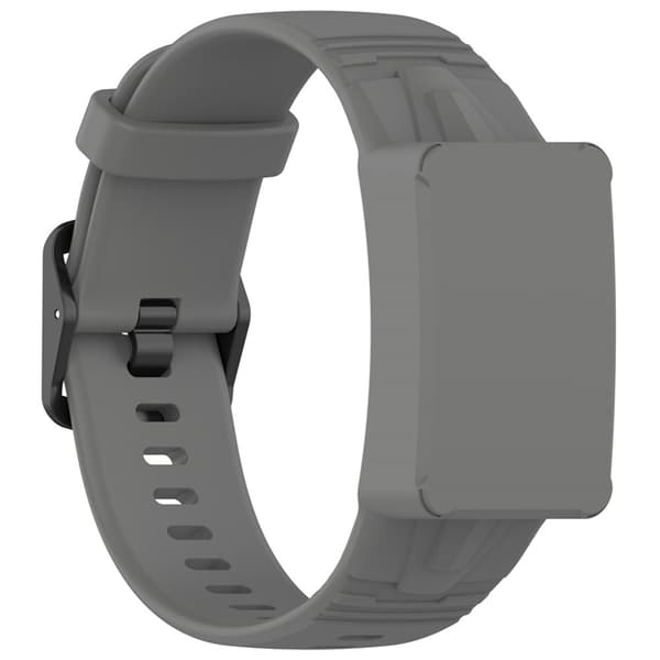 Whoop 4.0 Armband Silikon med Protective Skal - Mörkgrå Grå