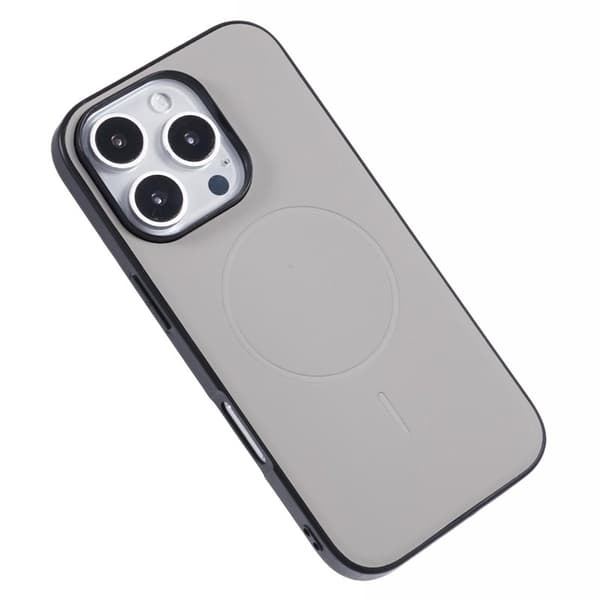 X-LEVEL Mobilskal till iPhone 16 Pro Max MagSafe PC TPU PU Grå