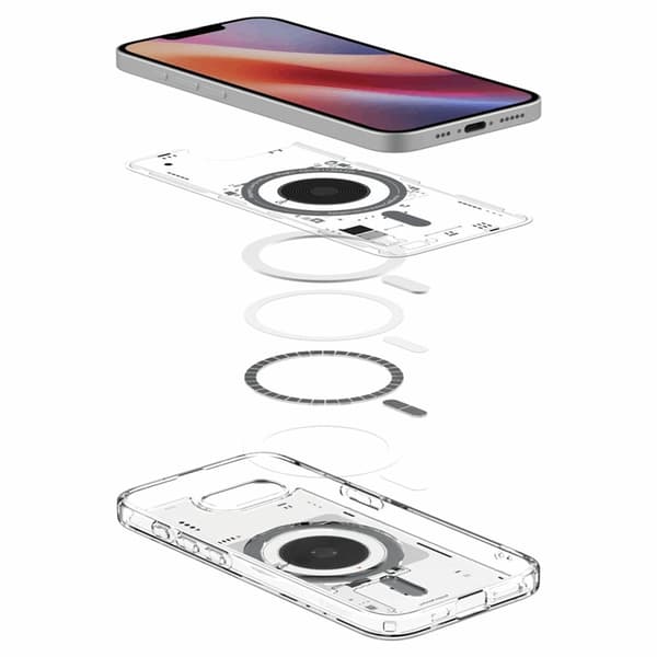 Spigen telefontaske til iPhone 16e Magsafe Ultra Hybrid - Neo One Transparent