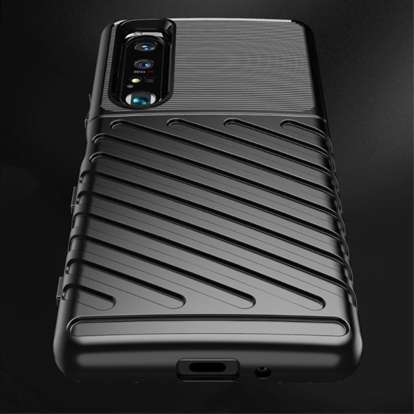 Twill Thunder -mobiilikotelo Sony Xperia 1 III -puhelimelle - musta Black