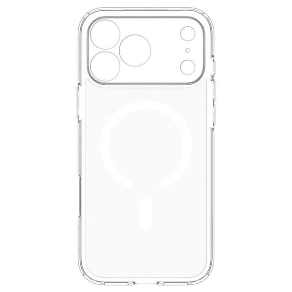 Spigen Mobilskal För iPhone 18 Pro/17 Pro Magsafe Ultra Hybrid - Clear/Vit