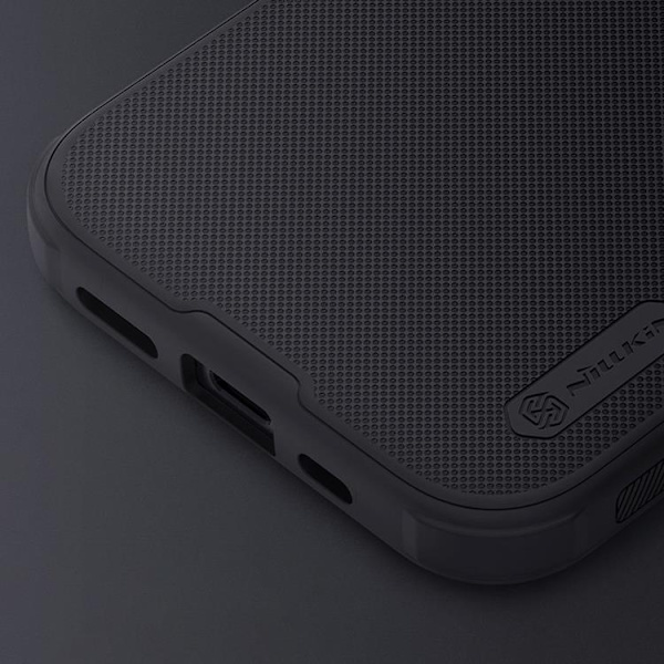 Nillkin iPhone 15 Pro Mobilskal Super Frosted Shield Pro Svart