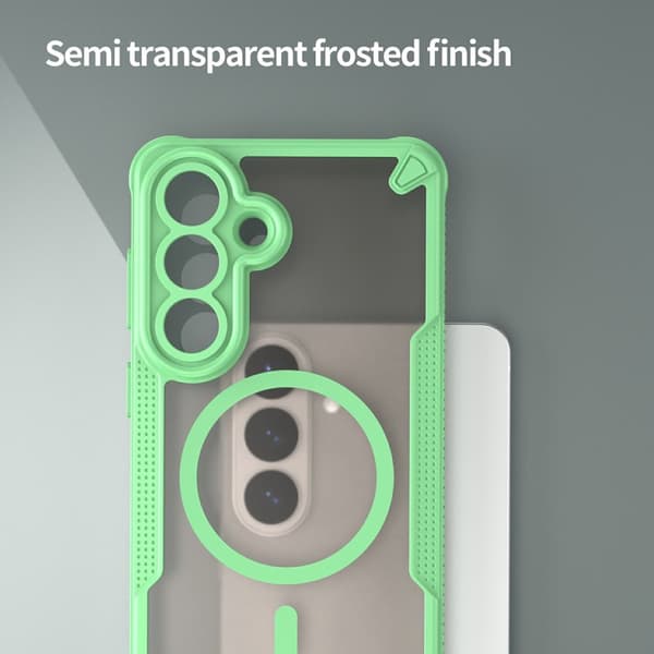 Mobilskal för Samsung Galaxy S26 Plus Magnetiskt TPU + PC - Grön