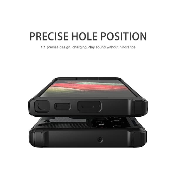 Galaxy S23 Ultra Mobilskal Tough Armor - Sort Black