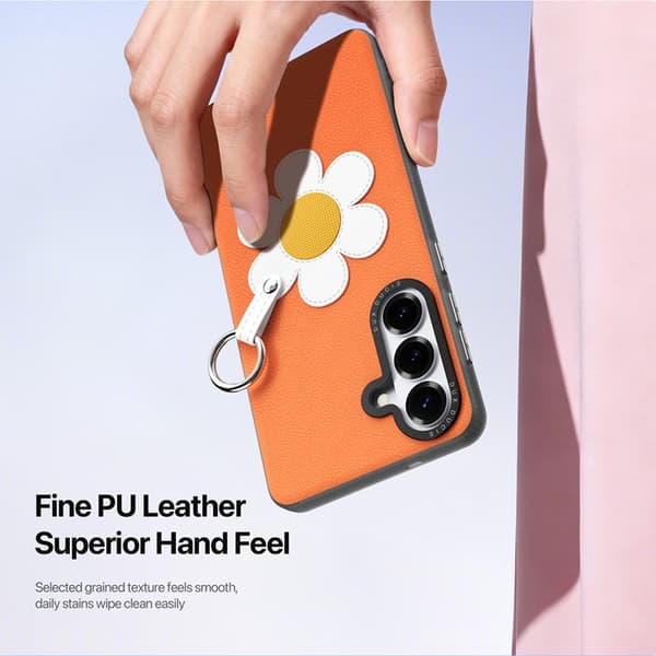 DUX DUCIS Mobilskal till Galaxy S26 Ringhållare/Handledsrem Luvy Series Orange