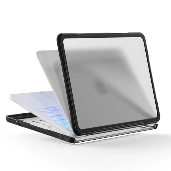 Tech-Protect Skal för Macbook Neo 13" (2026) Velar - Clear/Svart Svart