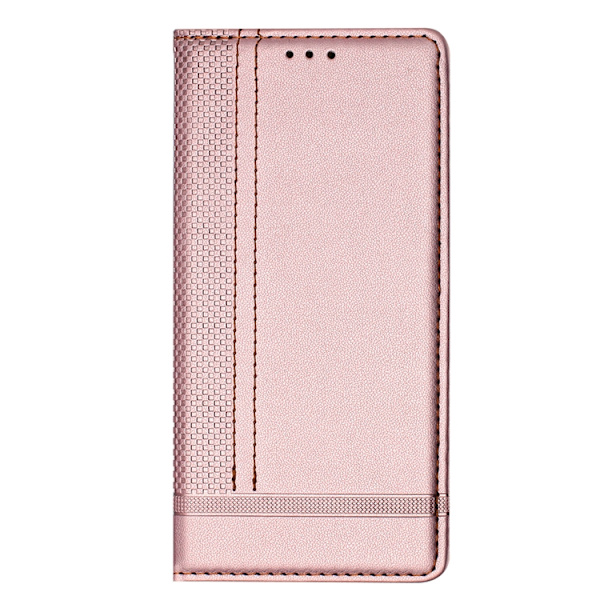iPhone Air Plånboksfodral Kickstand Grid Pattern - Rosaguld Roséguld
