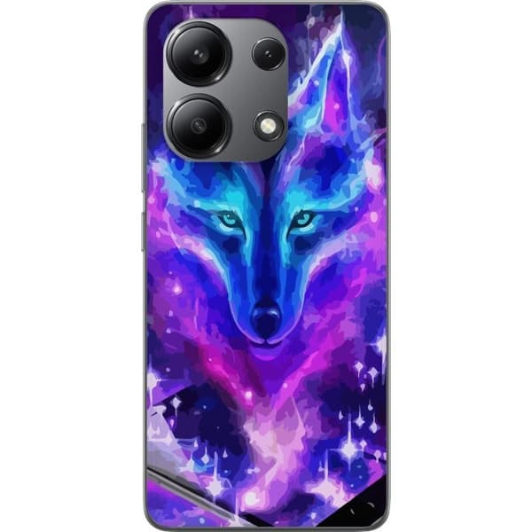 Mobilskal till Xiaomi Redmi Note 13 4G med Neon Varg