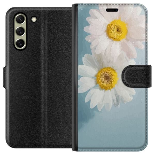Pung Taske til Samsung Galaxy S21 FE 5G med sommerblomster