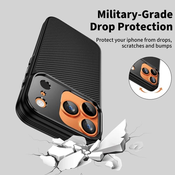 Tech-Protect Mobilskal till iPhone 17 Pro Max Magsafe Kevlar Aramid - Svart Svart