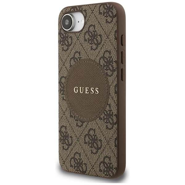 Guess telefontaske til iPhone 16e MagSafe 4G Circle Classic Logo
