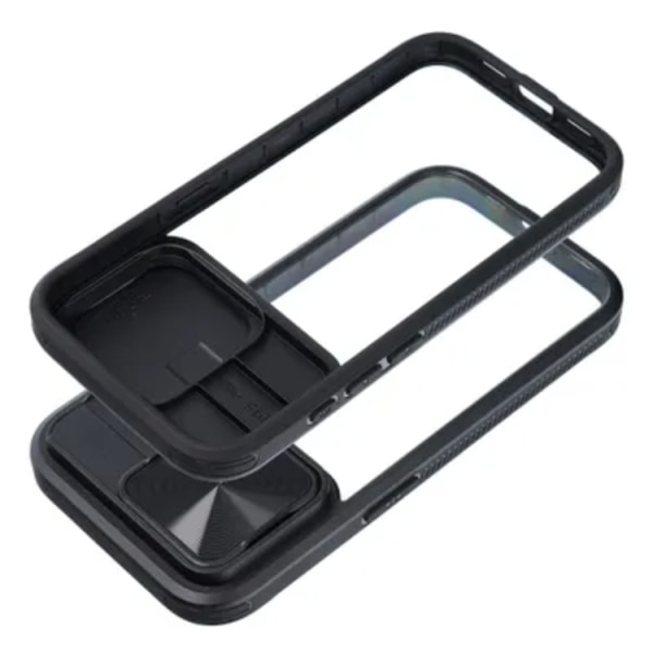 iPhone 14 Mobile Cover Slider - musta