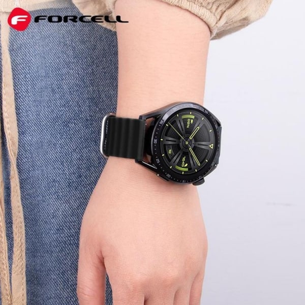 Forcell Galaxy Watch 6 Classic (43mm) Armband FS01 - Svart