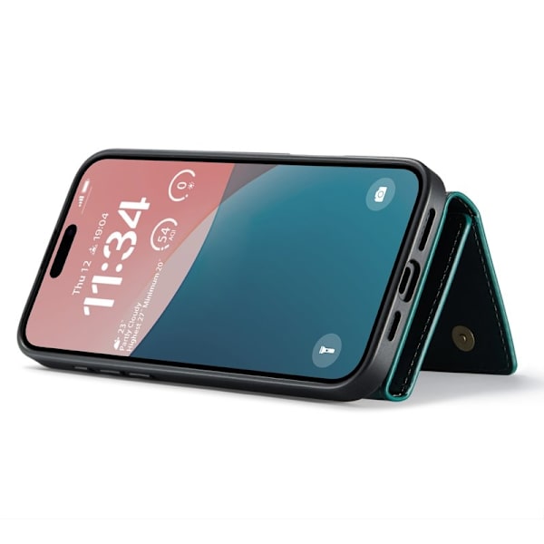 DG.MING M1 Series Mobilskal till iPhone 16 Plus Kickstand Grön