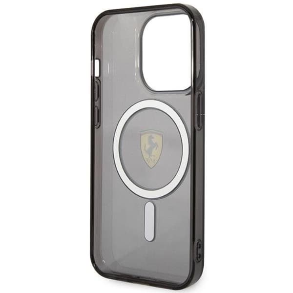 Ferrari iPhone 14 Pro Max Mobilskal Magsafe Translucent - Sort Black