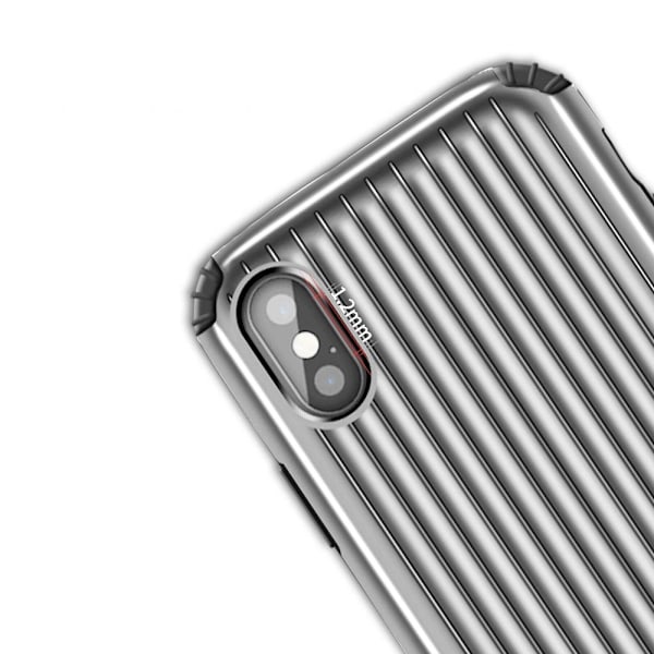 Hybrid Armor Skal till Apple iPhone X/Xs - Silver Silver