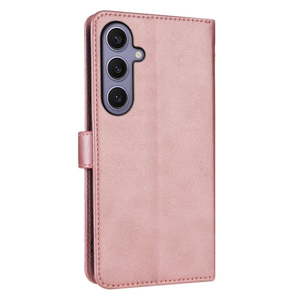 AZNS Samsung Galaxy A17 5G Plånboksfodral Konstläder - Roséguld