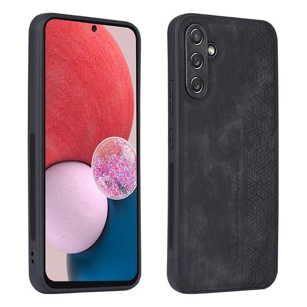 AZNS Samsung Galaxy A54 5G Plånboksfodral Konstläder - Svart