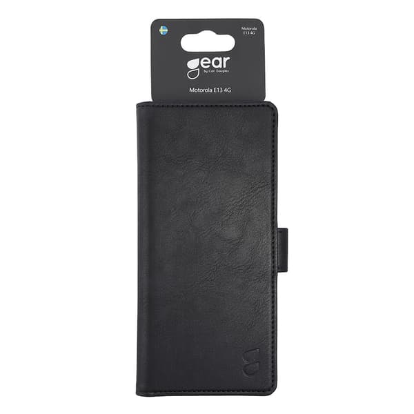GEAR Motorola Moto E13 4G Plånboksfodral - Svart Black